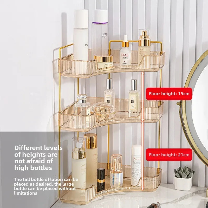 Luxury Corner Cosmetic Storage Rack