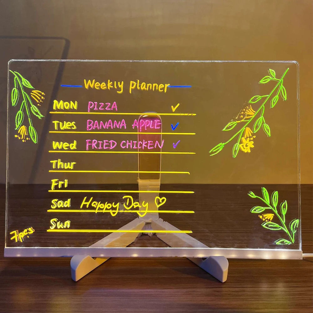 DIY LED Acrylic Writing Board