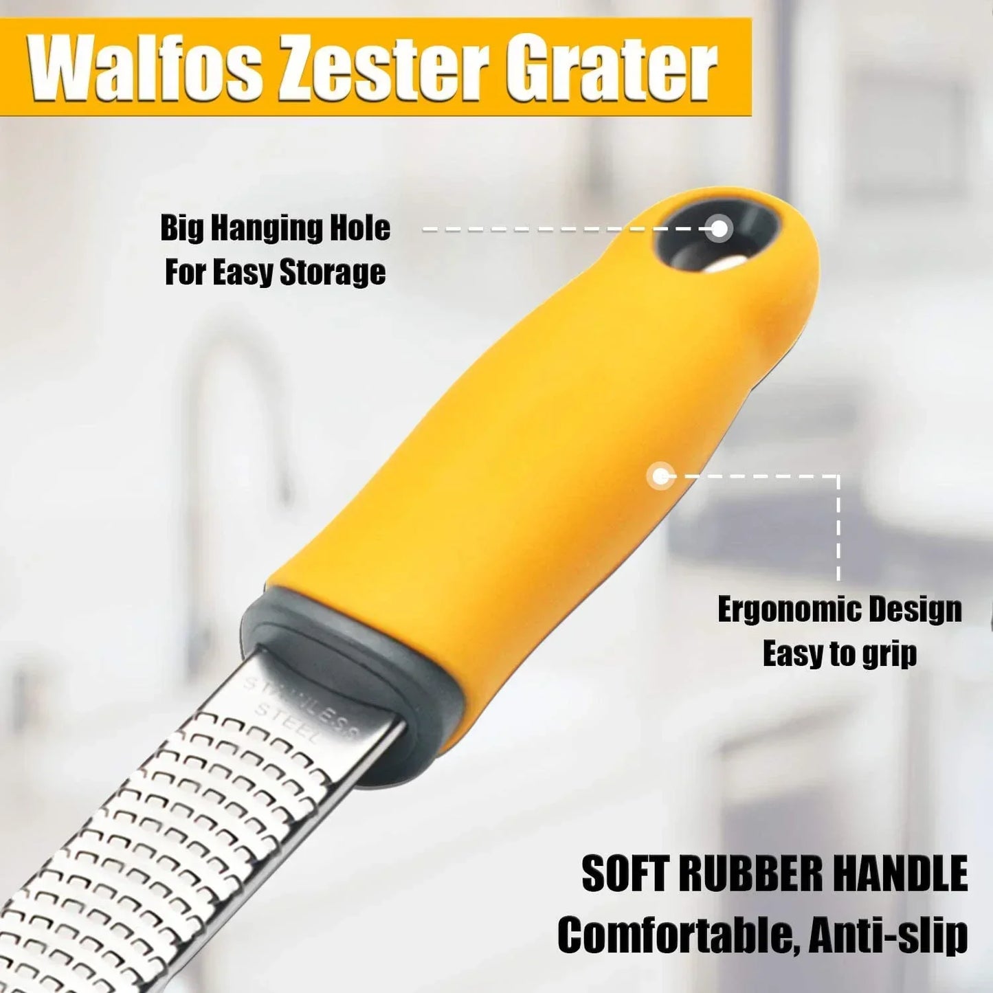 WALFOS Stainless Steel Zester