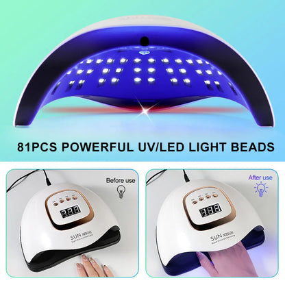 81LED UV Nail Art Lamp
