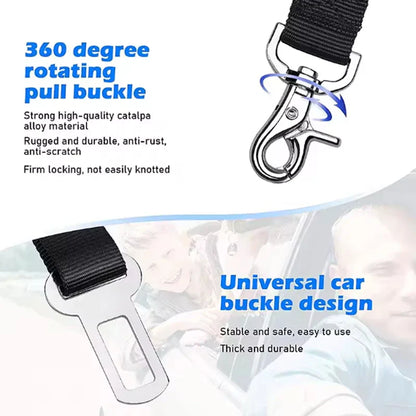 Adjustable Dog Car Safety Leash