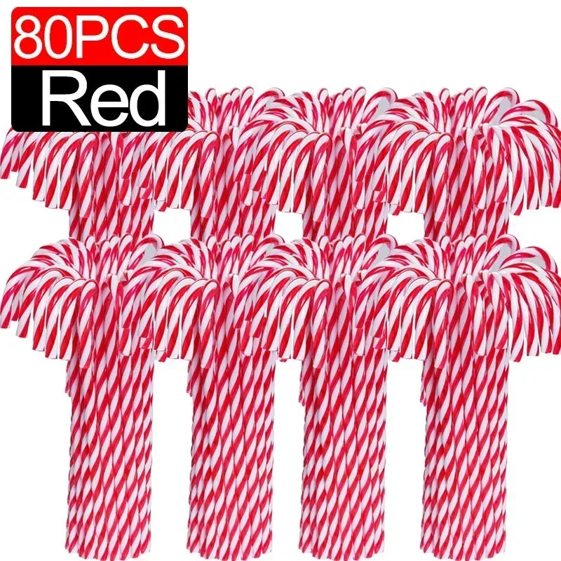 Plastic Candy Cane Tree Ornaments