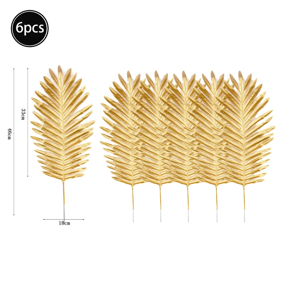 Artificial Tropical Palm Monstera Leaves