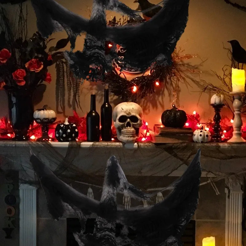 Halloween Stretchy Spider Web Decor