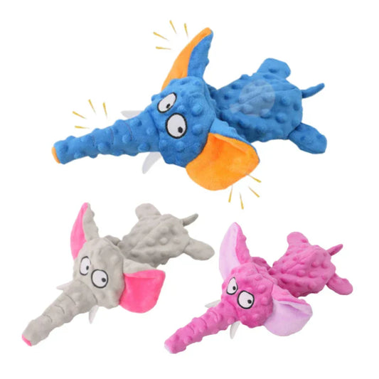 Durable Plush Dog Squeak Toy