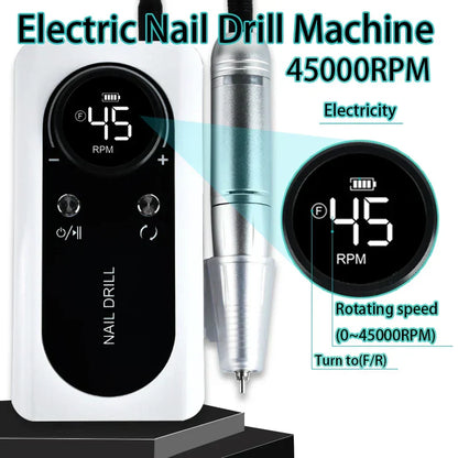 Portable Professional Electric Nail Drill