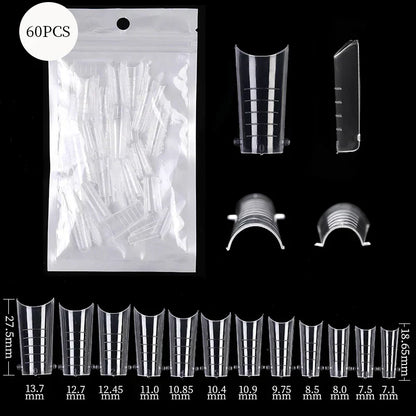 100Pcs Full Cover Nail Tips
