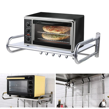 Wall-Mounted Kitchen Shelf Rack