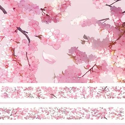 Sakura Pink Flower Decorative Tape