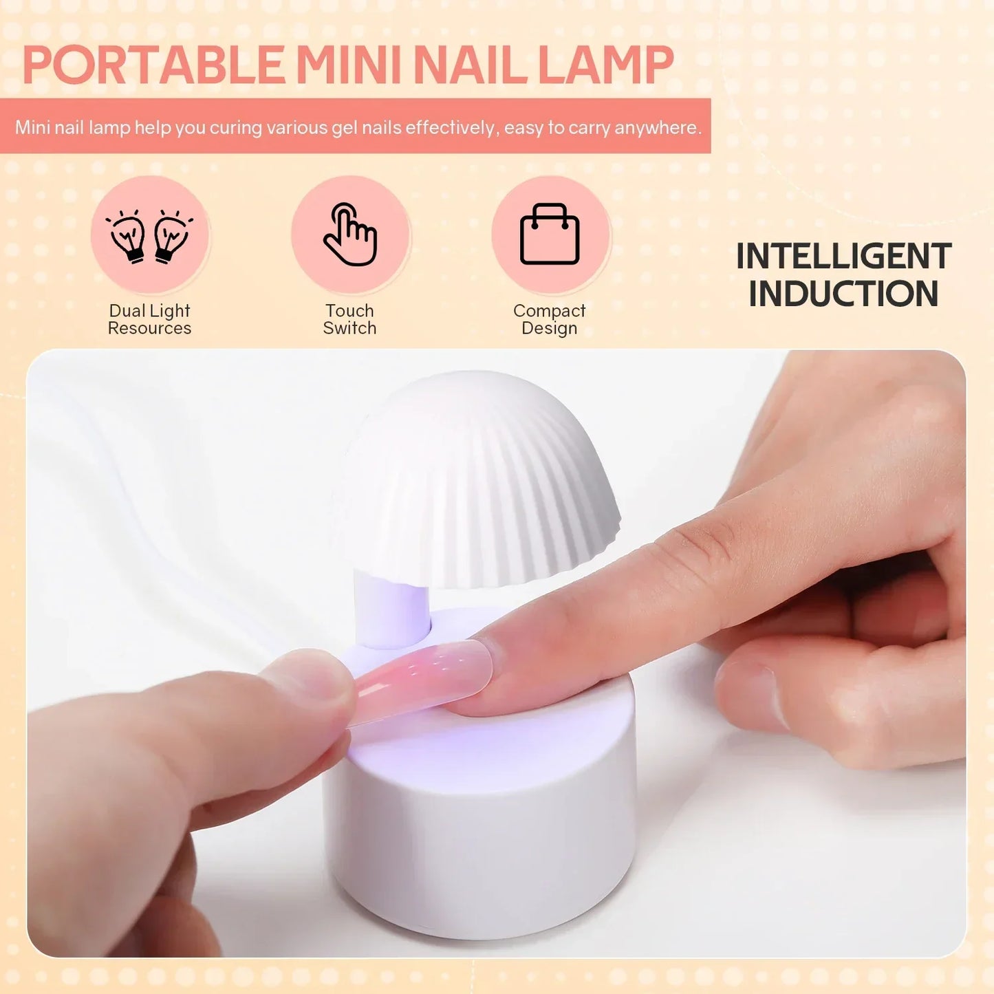 Mini Portable UV Nail Lamp