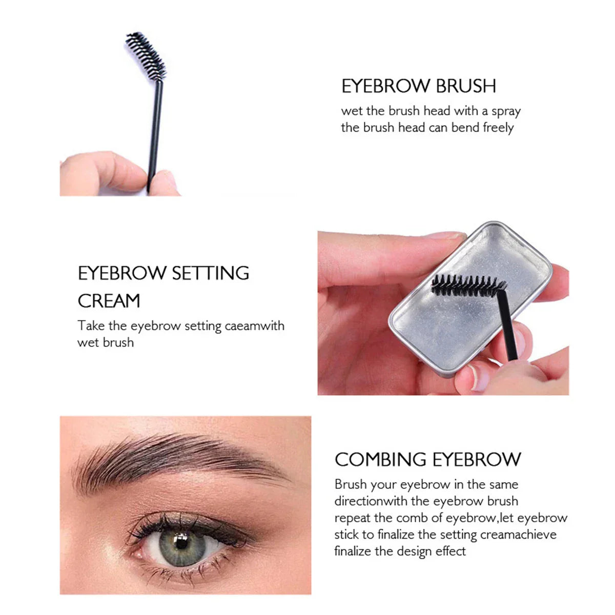 Transparent Eyebrow Styling Soap