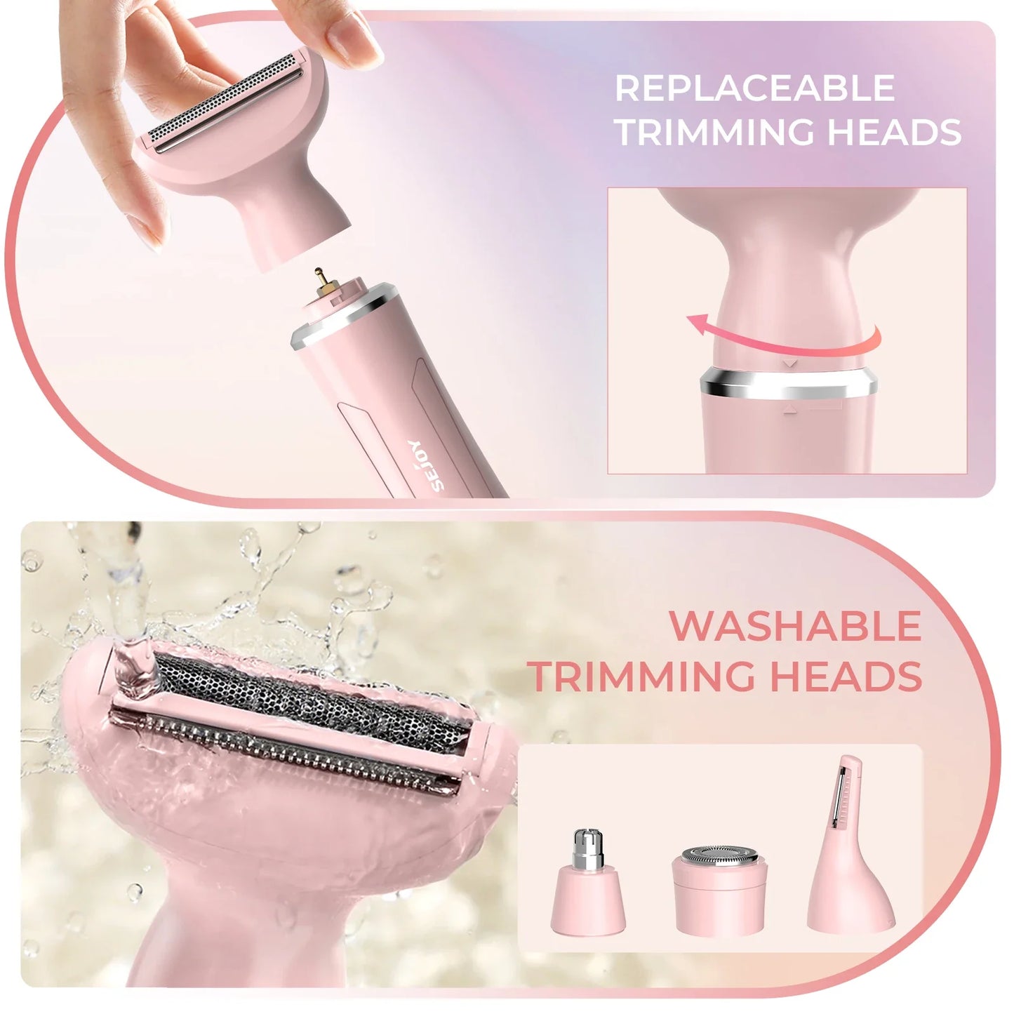 Sejoy 4-in-1 Lady Shaver