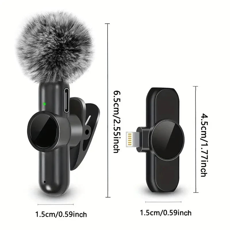 SWZYOR Wireless Lavalier Microphone for Phone