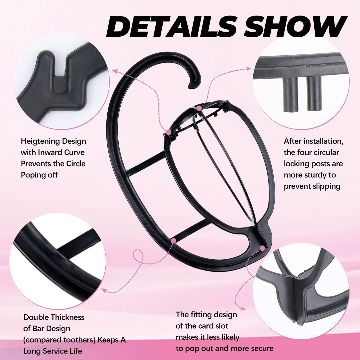 Portable Collapsible Wig Stand