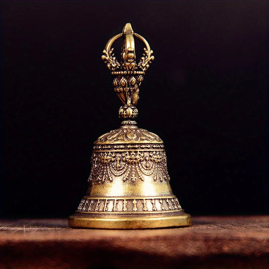 Tibetan Brass Handicraft Bronze Bell