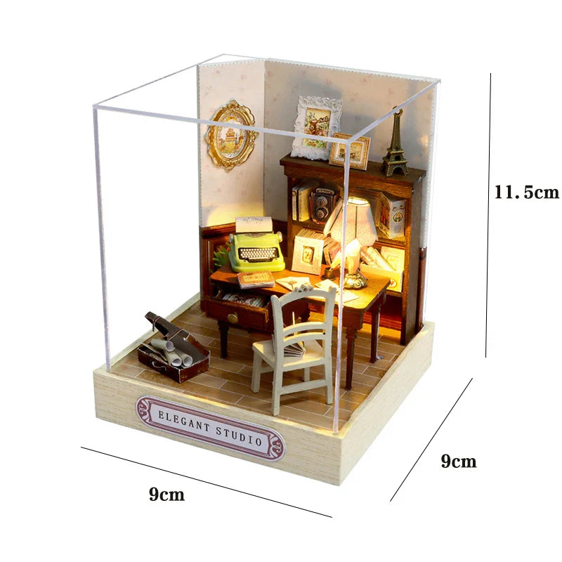 DIY Mini Wooden Dollhouse