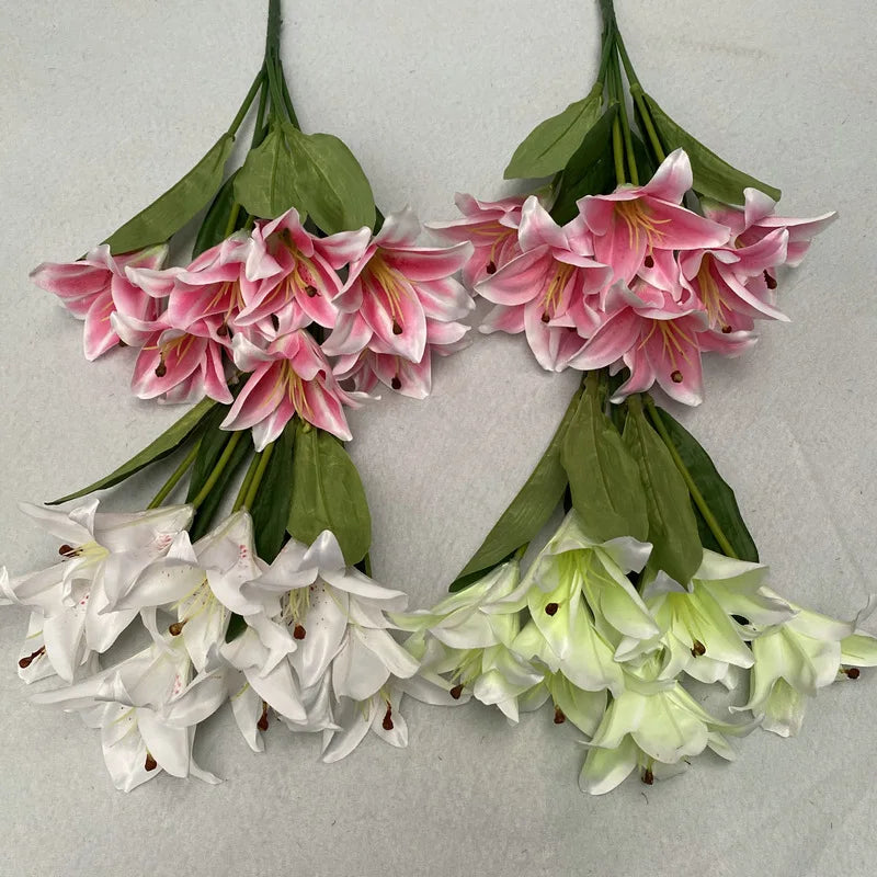 Silk Lily Bouquet Decor