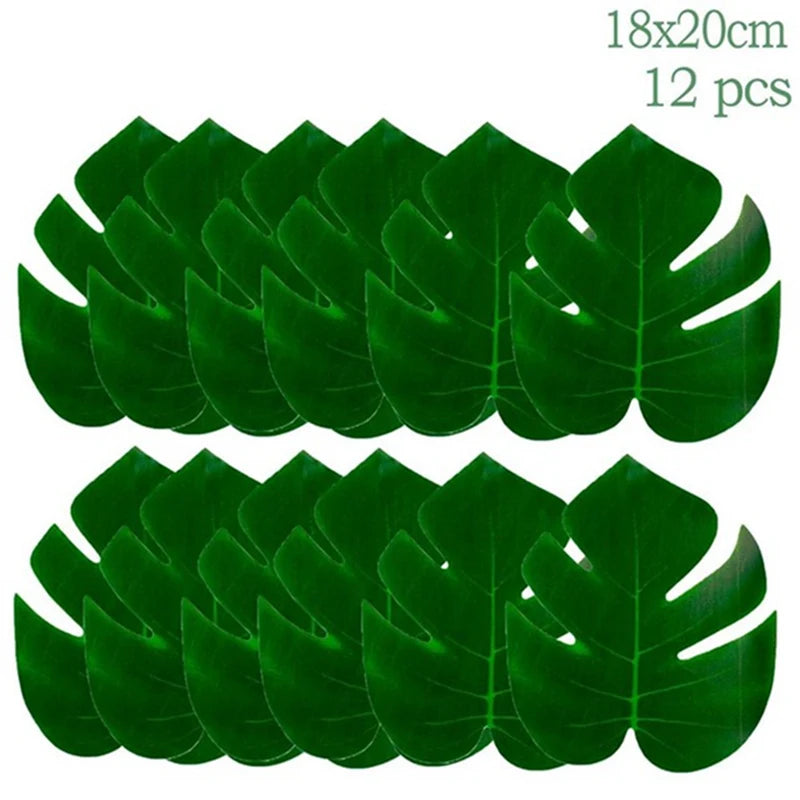 Artificial Tropical Palm Leaf Decor