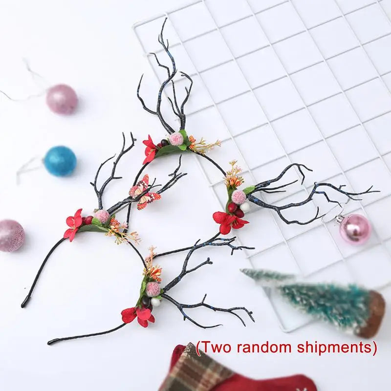 Christmas Reindeer Antler Headband
