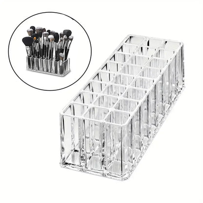 24-Slot Acrylic Makeup Organizer