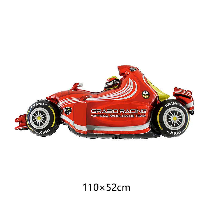 Race Car Party Foil Balloons