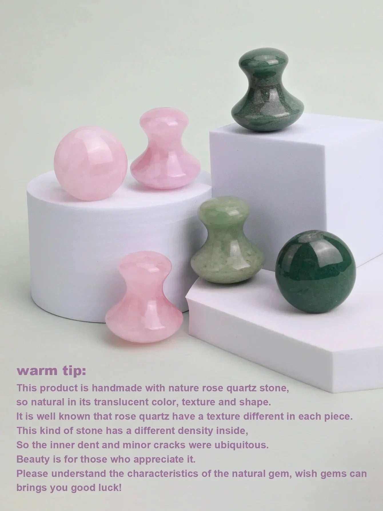 Jade Mushroom Gua Sha Massager