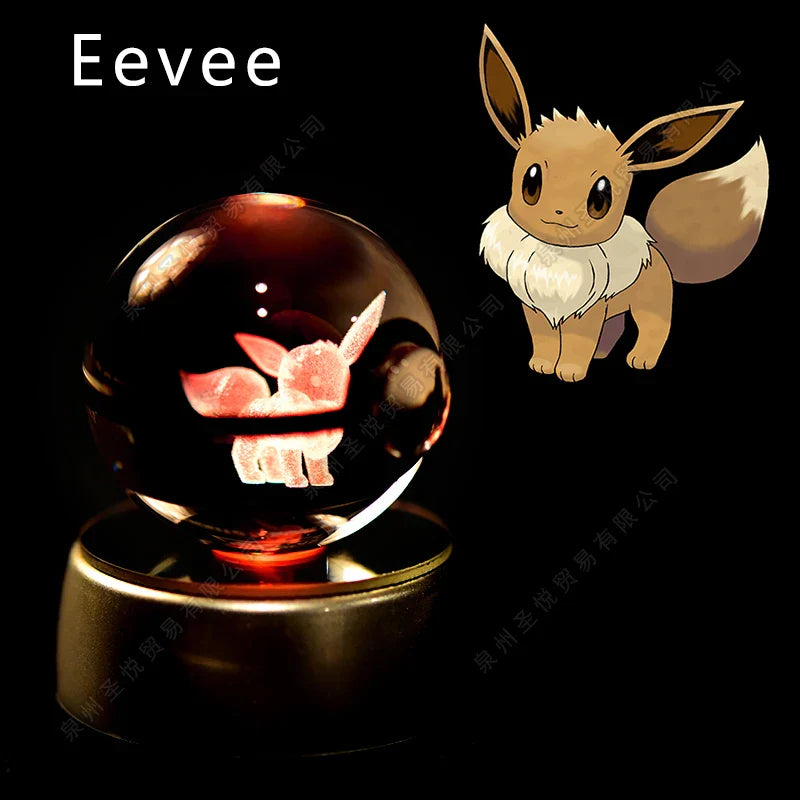 3D Pokémon Crystal Ball Lamp