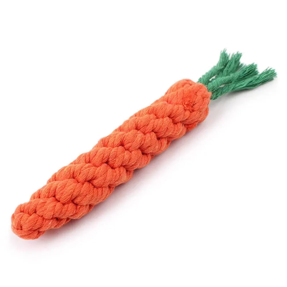 Carrot Rope Dog Chew Toy