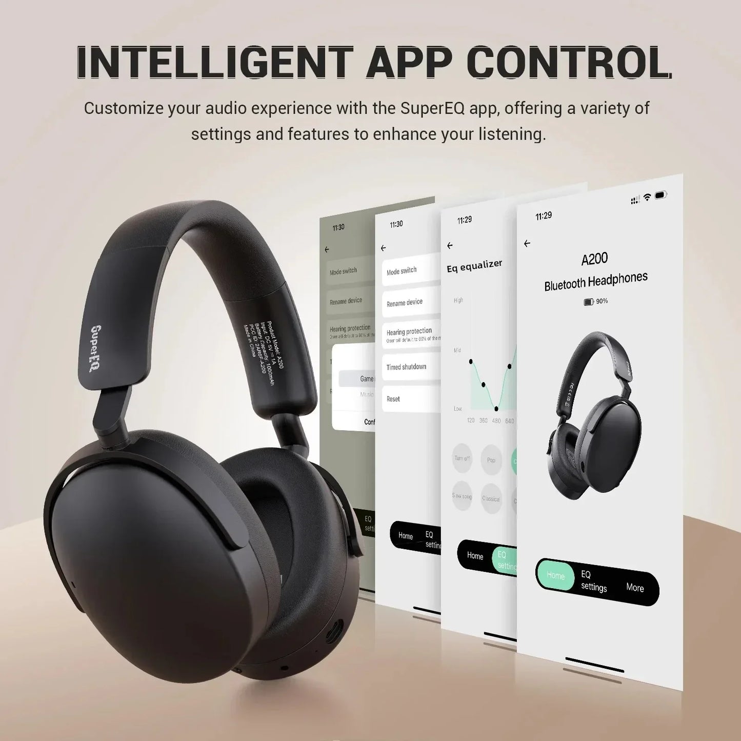 OneOdio SuperEQ A200 Headphones