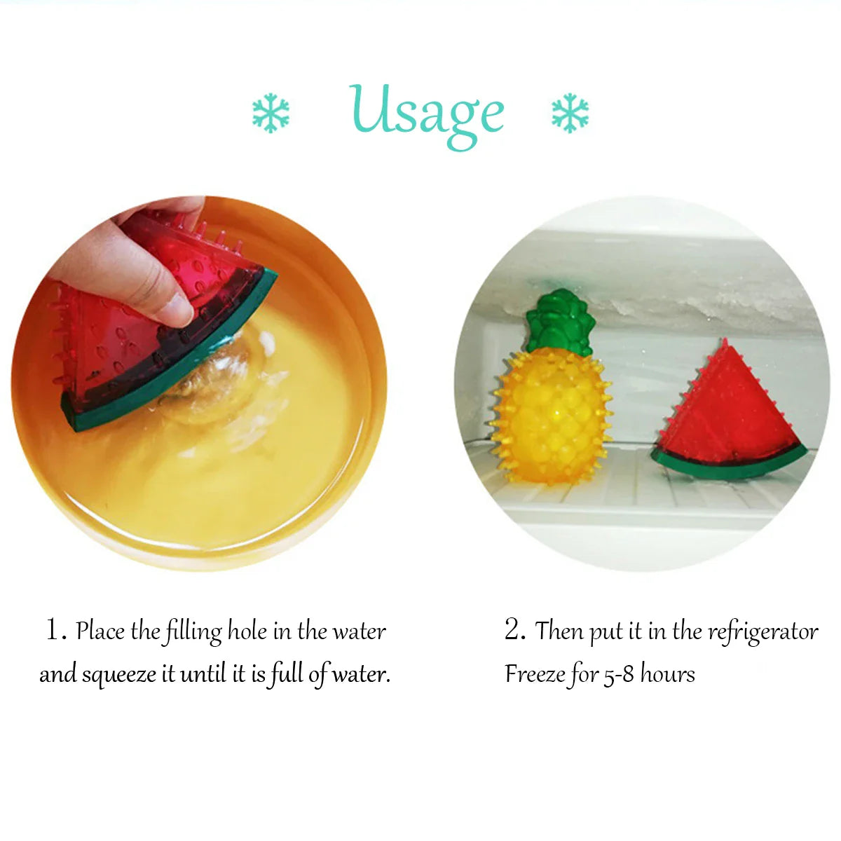 Pet Cooling Fruit Chew Toy