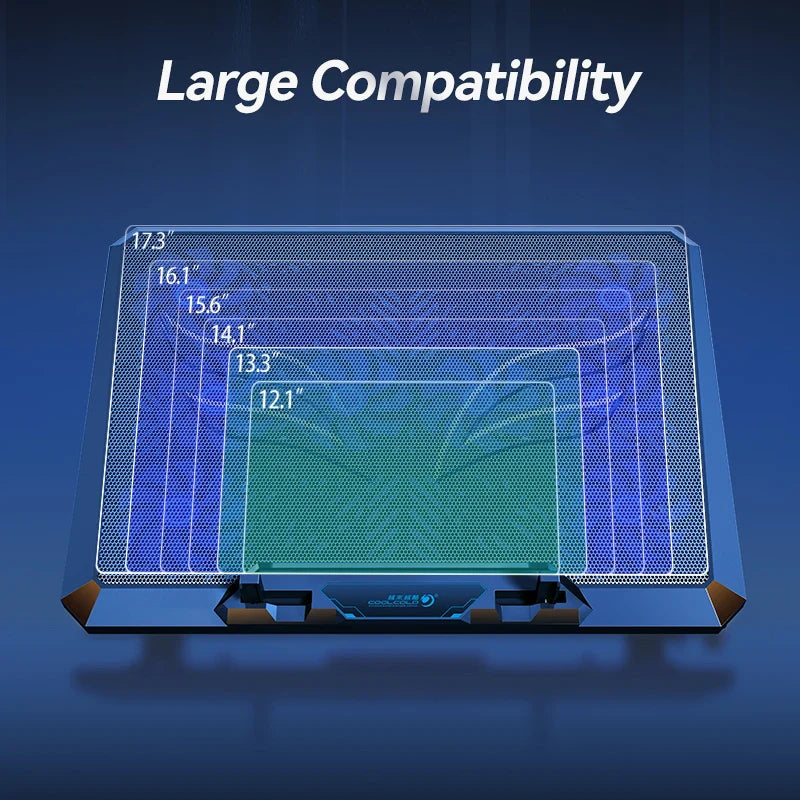 COOLCOLD Laptop Cooling Pad 12 Fans