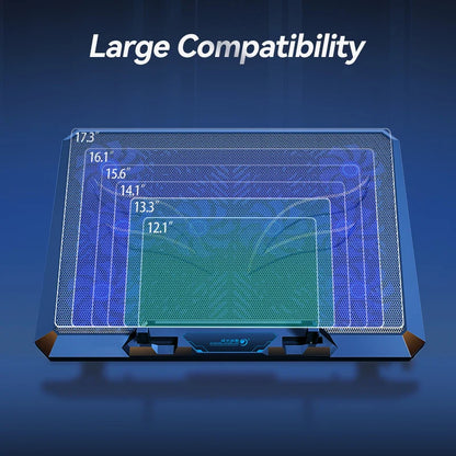 COOLCOLD Laptop Cooling Pad 12 Fans