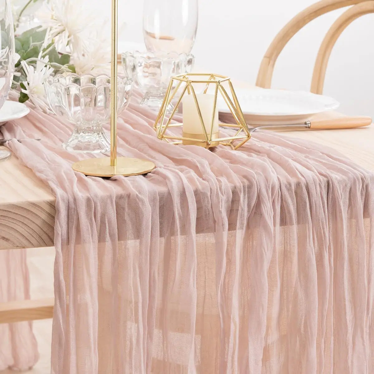 Dusty Pink Wedding Table Runner