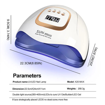 81LED UV Nail Art Lamp