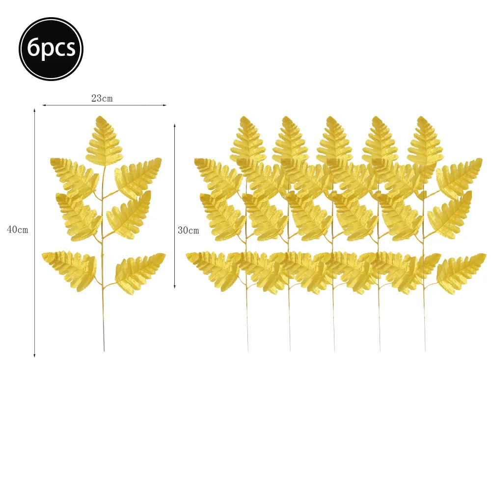 Artificial Tropical Palm Monstera Leaves