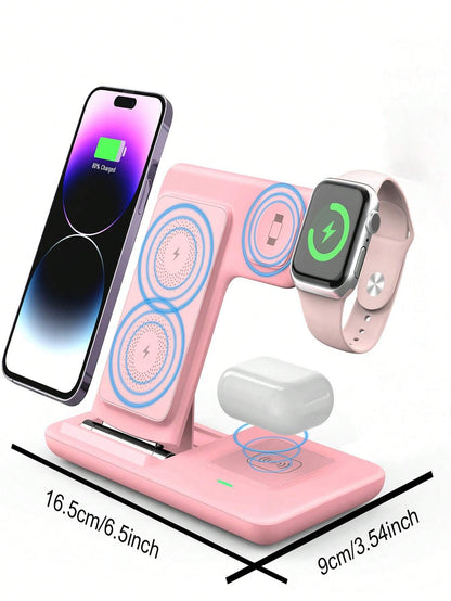 SUONEE 3-in-1 Wireless Charging Station