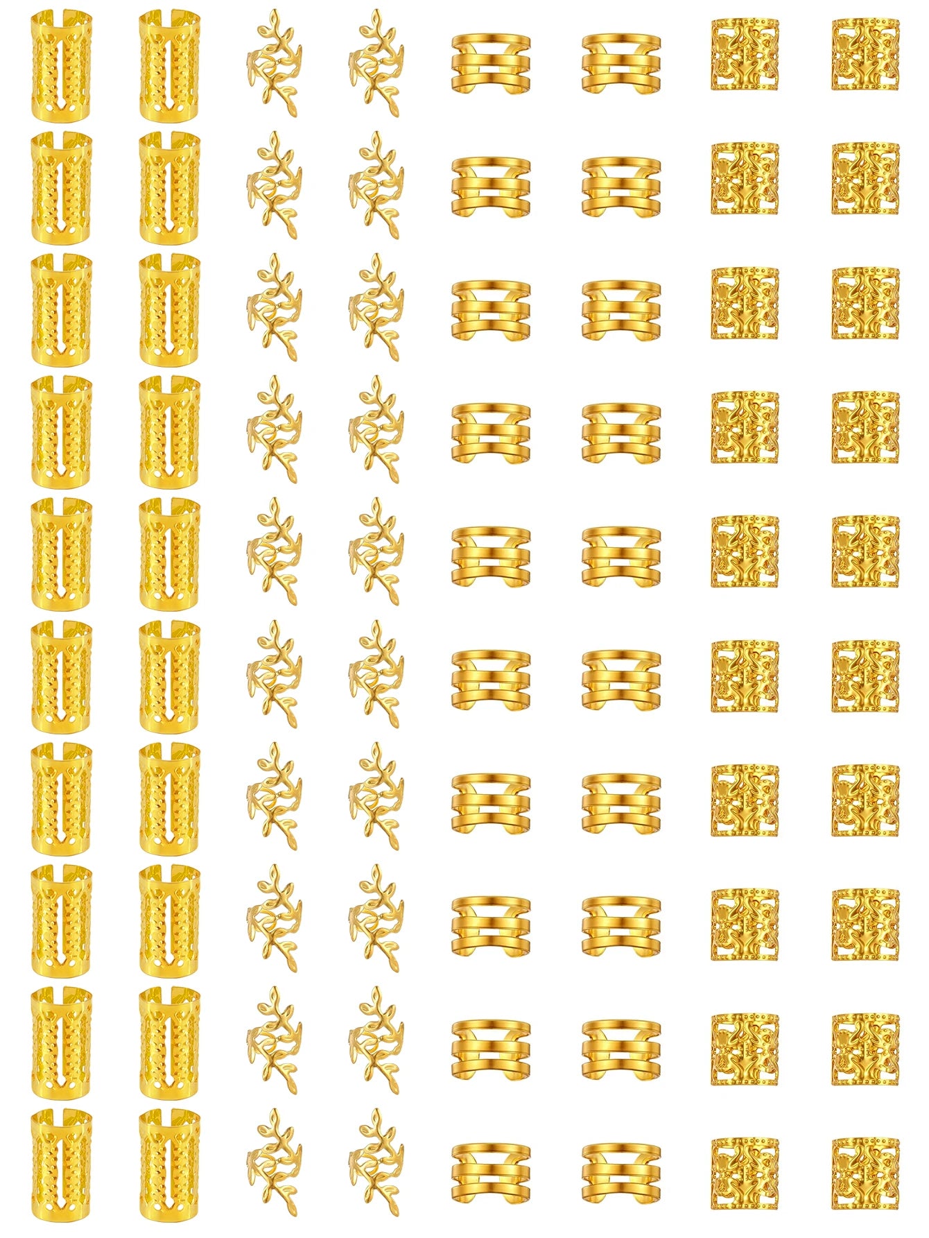 Elegant Hollow Out Hair Rings