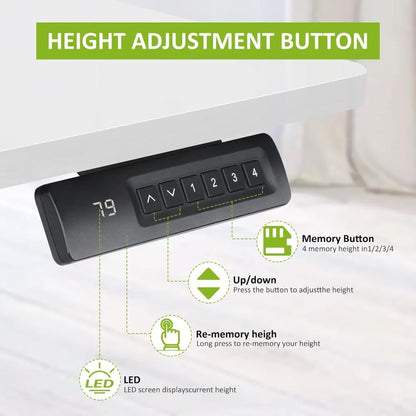 HUANZHUANG 48x24 Inch Electric Standing Desk