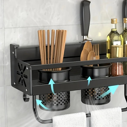 Wall-Mounted Spice Rack Shelf