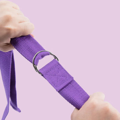 Adjustable Cotton Yoga Strap