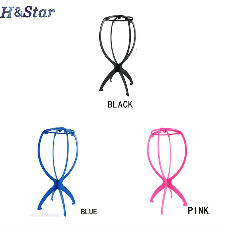 Folding Wig Display Stand Holder