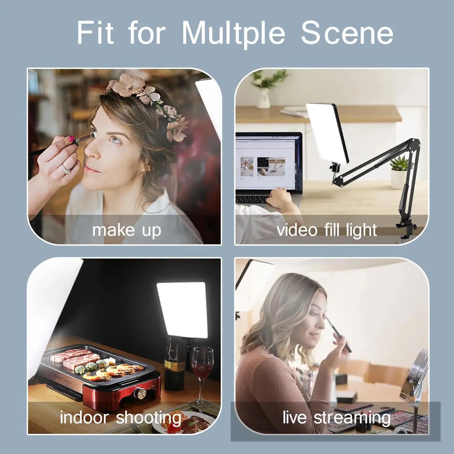 BAODELI LED Photography Light with Stand