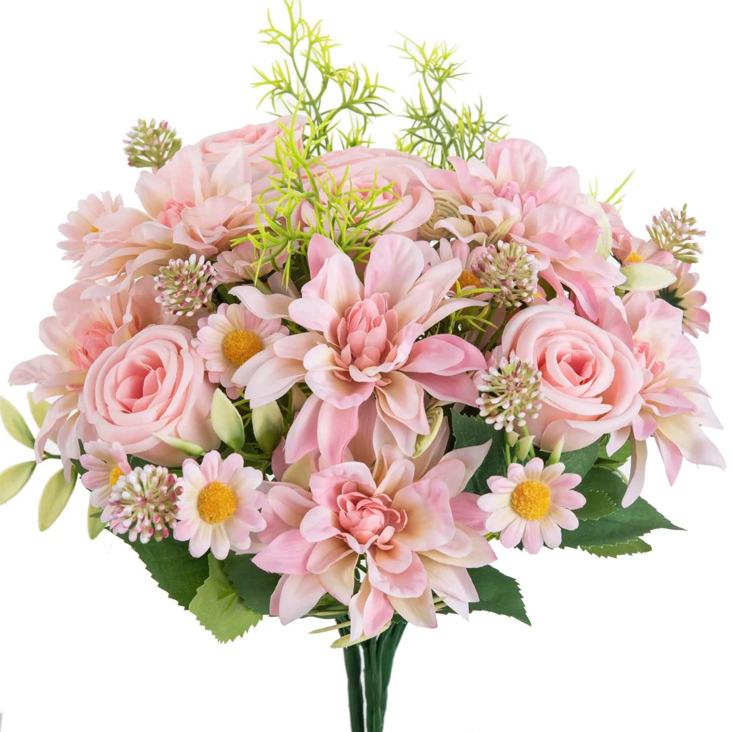 Silk Dahlia Rose Flower