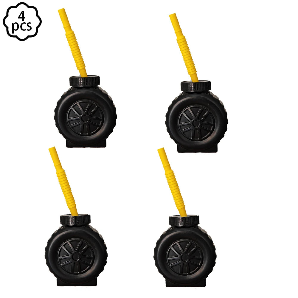 Racing Car Checkered Table Runner