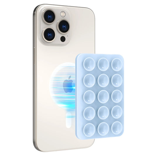 Magnetic Silicone Suction Card Holder