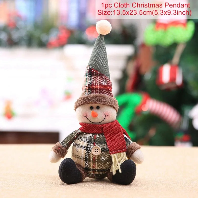 Christmas Santa Doll Home Decor