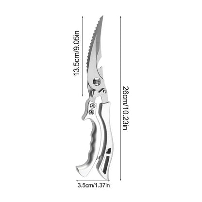Anti-Slip Chicken Cutting Scissors (stainless steel )