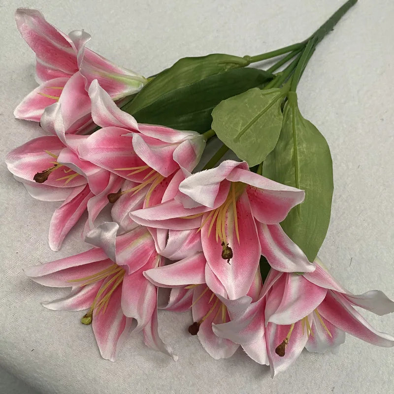 Silk Lily Bouquet Decor