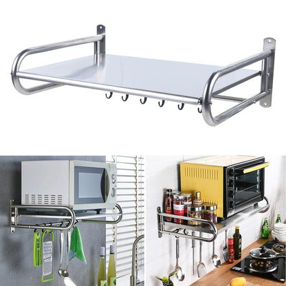 Wall-Mounted Kitchen Shelf Rack