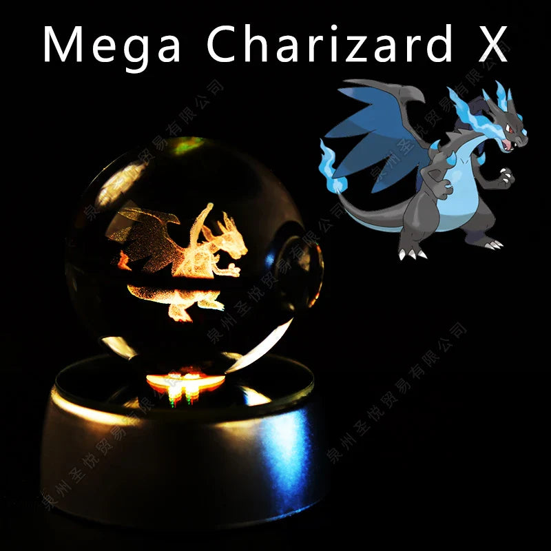 3D Pokémon Crystal Ball Lamp